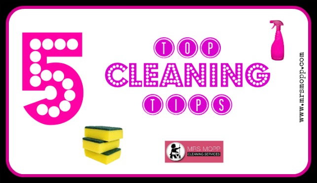 Cleaning Tips – Top 5 Weekly Round Up | Mrs Mopp